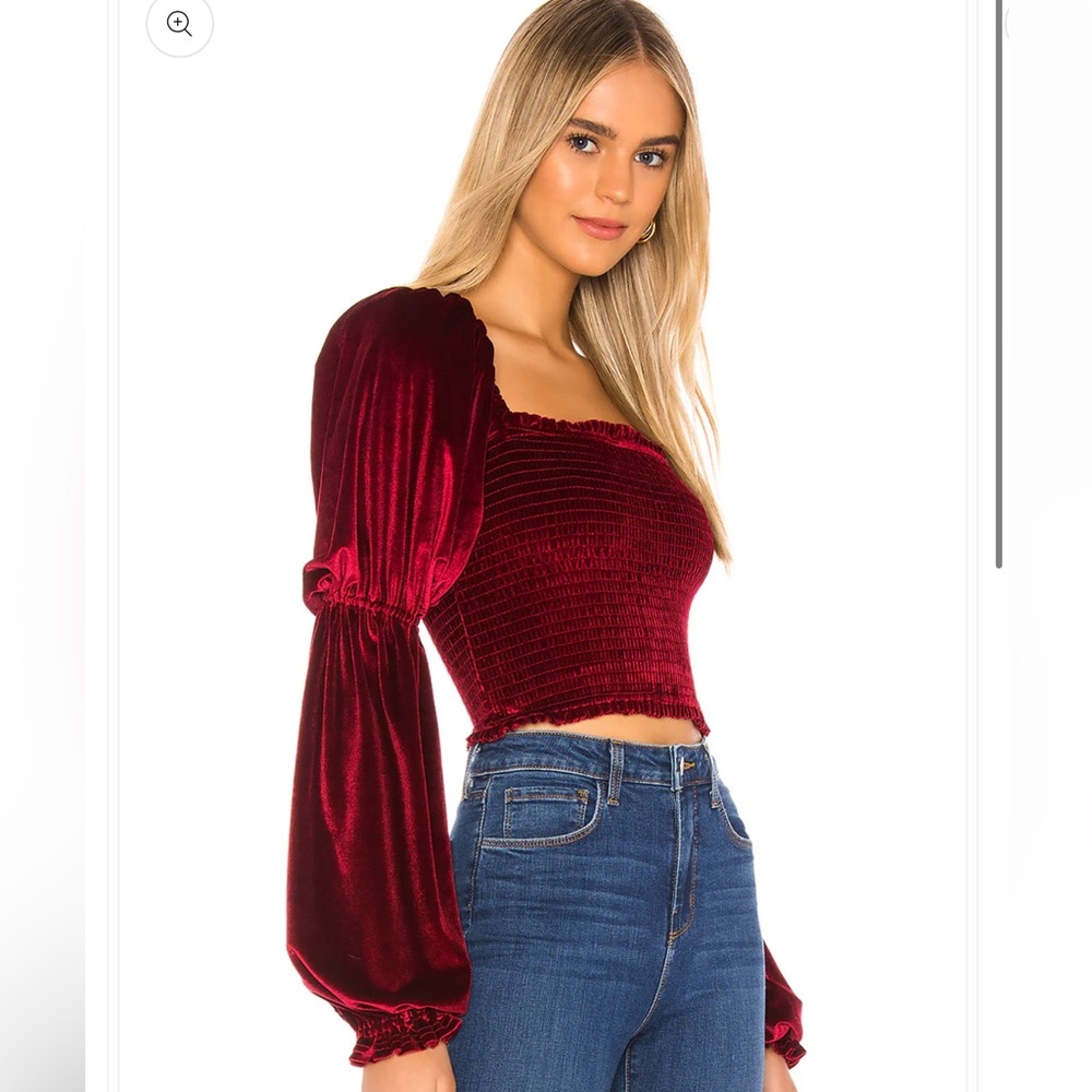 Tularosa Trinity Smocked Top Sz XXS